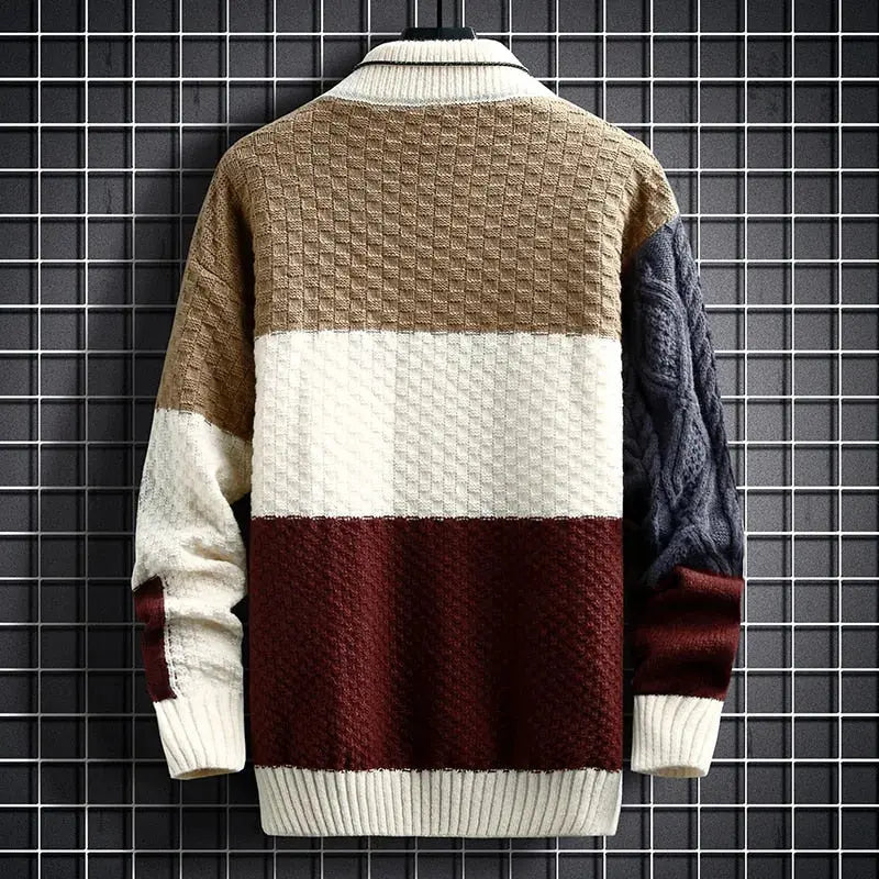 Men’s Casual Colorblock Sweater