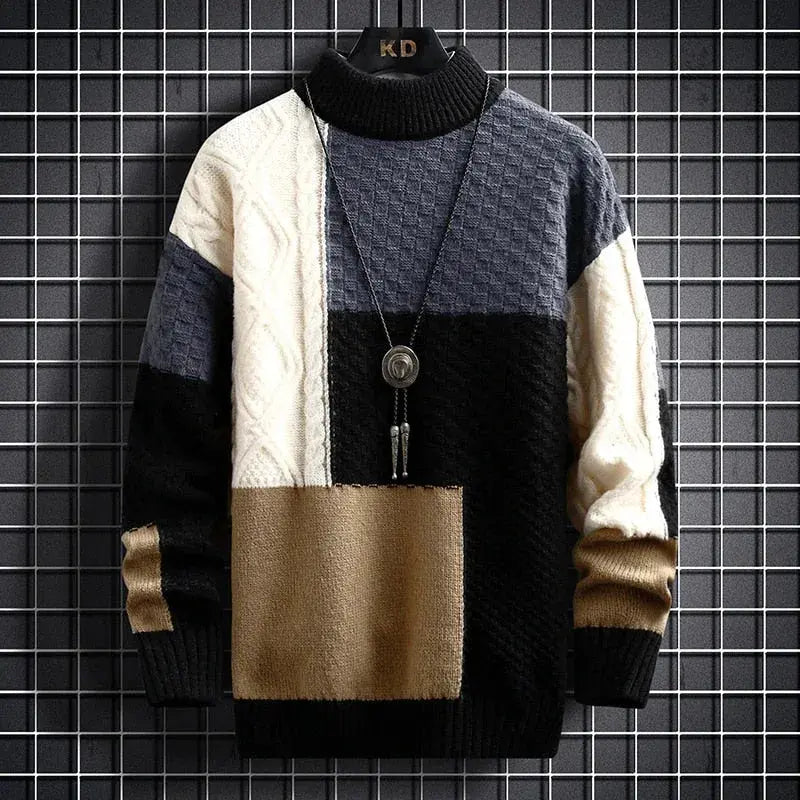 Men’s Casual Colorblock Sweater