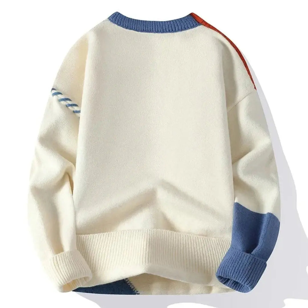 Men’s Colorblock Pullover Sweater
