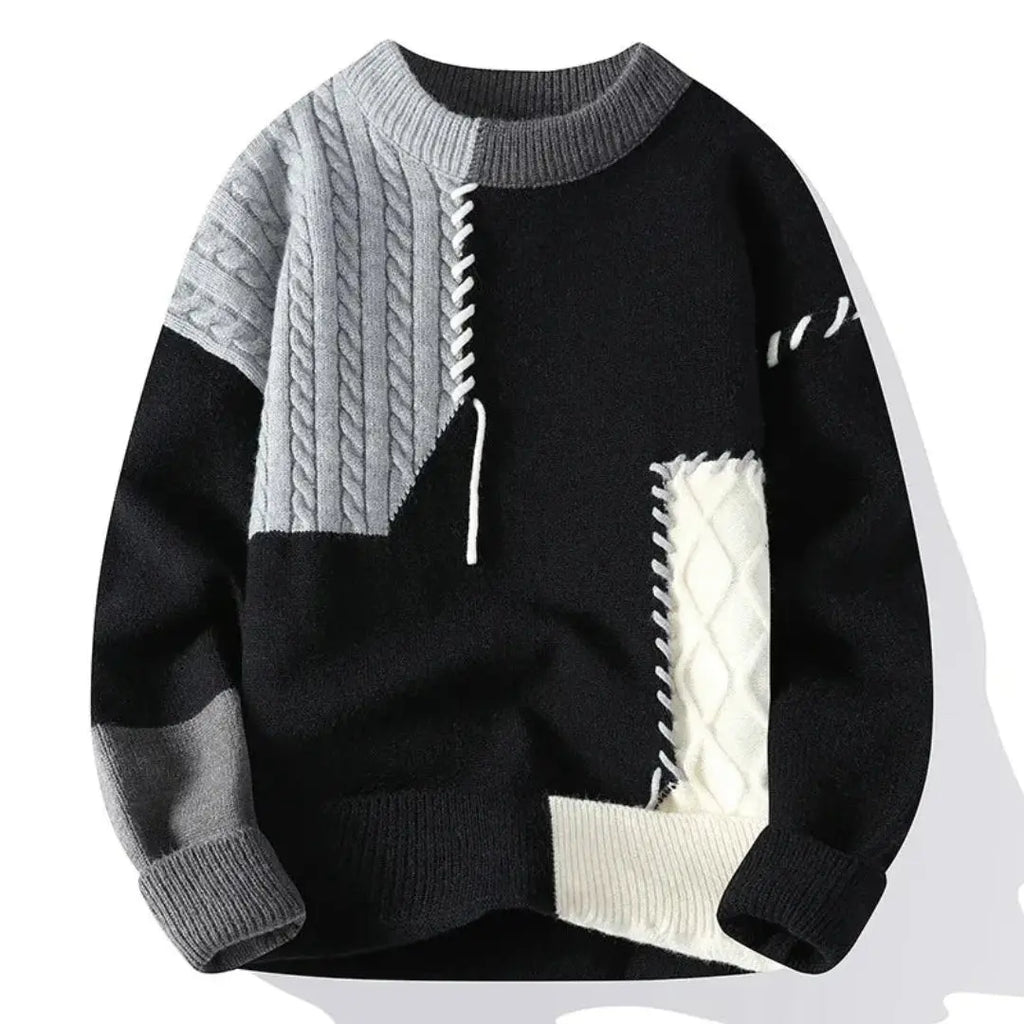 Men’s Colorblock Pullover Sweater