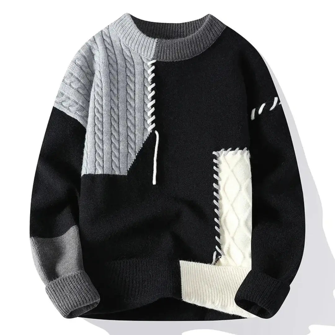 Men’s Colorblock Pullover Sweater