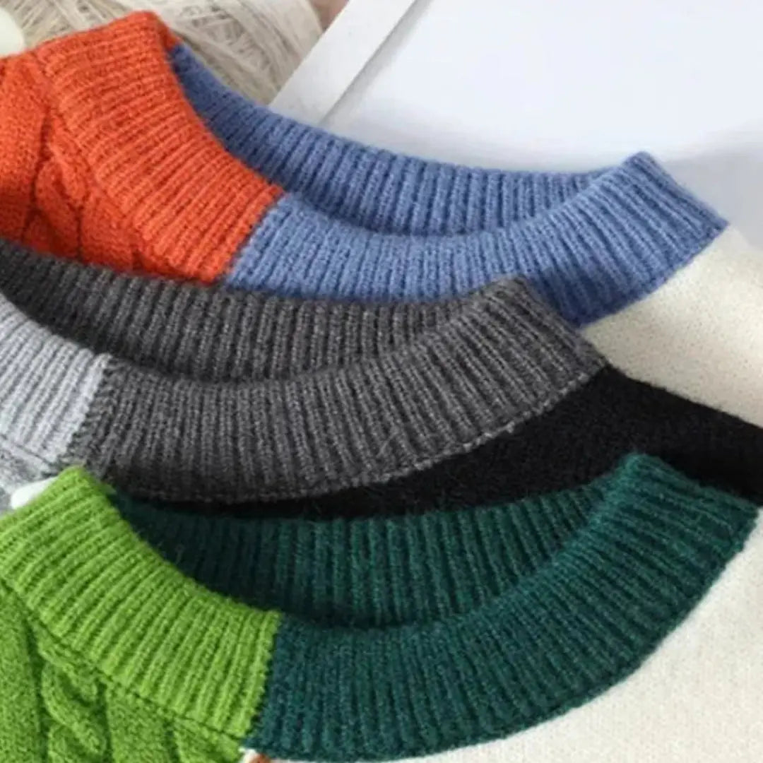 Men’s Colorblock Pullover Sweater