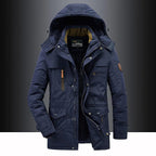 Men’s Hooded Winter Jacket Heavy-Duty