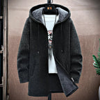 Men’s Hooded Winter Longline Jacket