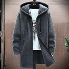 Men’s Hooded Winter Longline Jacket