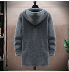 Men’s Hooded Winter Longline Jacket