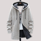 Men’s Hooded Winter Longline Jacket