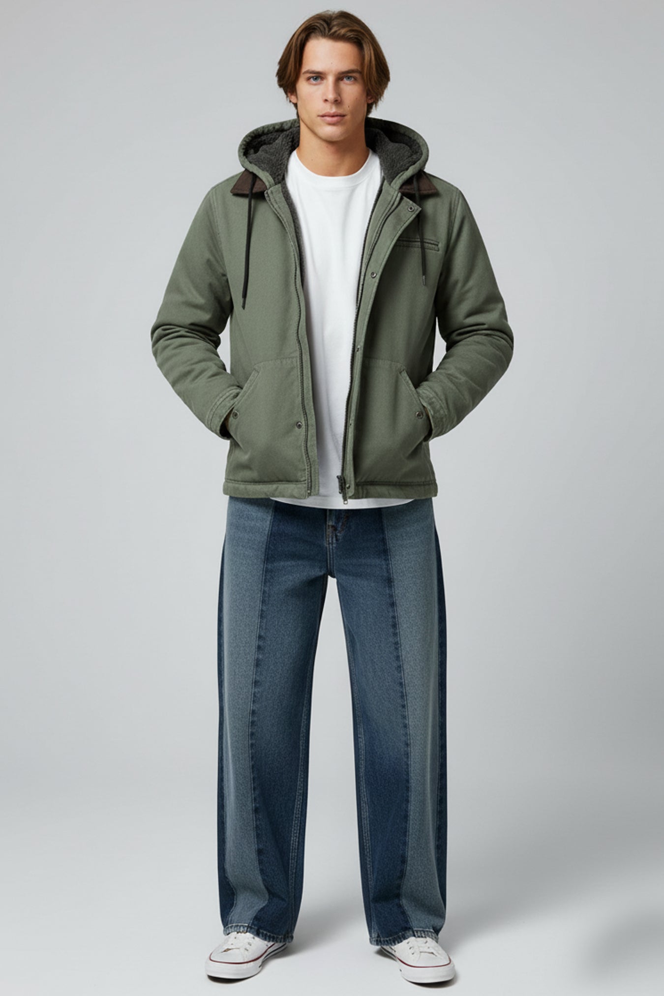 Men’s Hooded Zip Up Jacket
