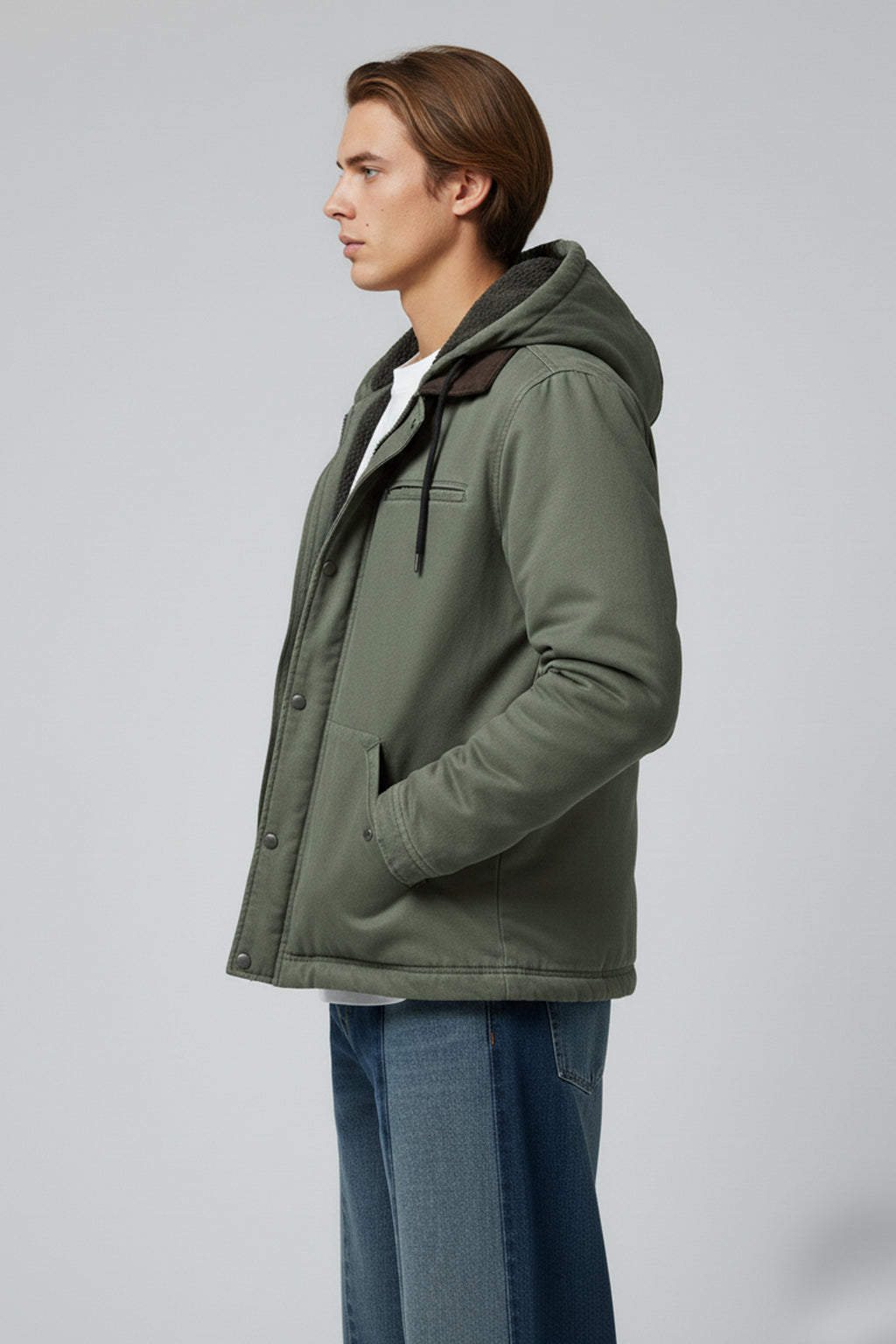 Men’s Hooded Zip Up Jacket