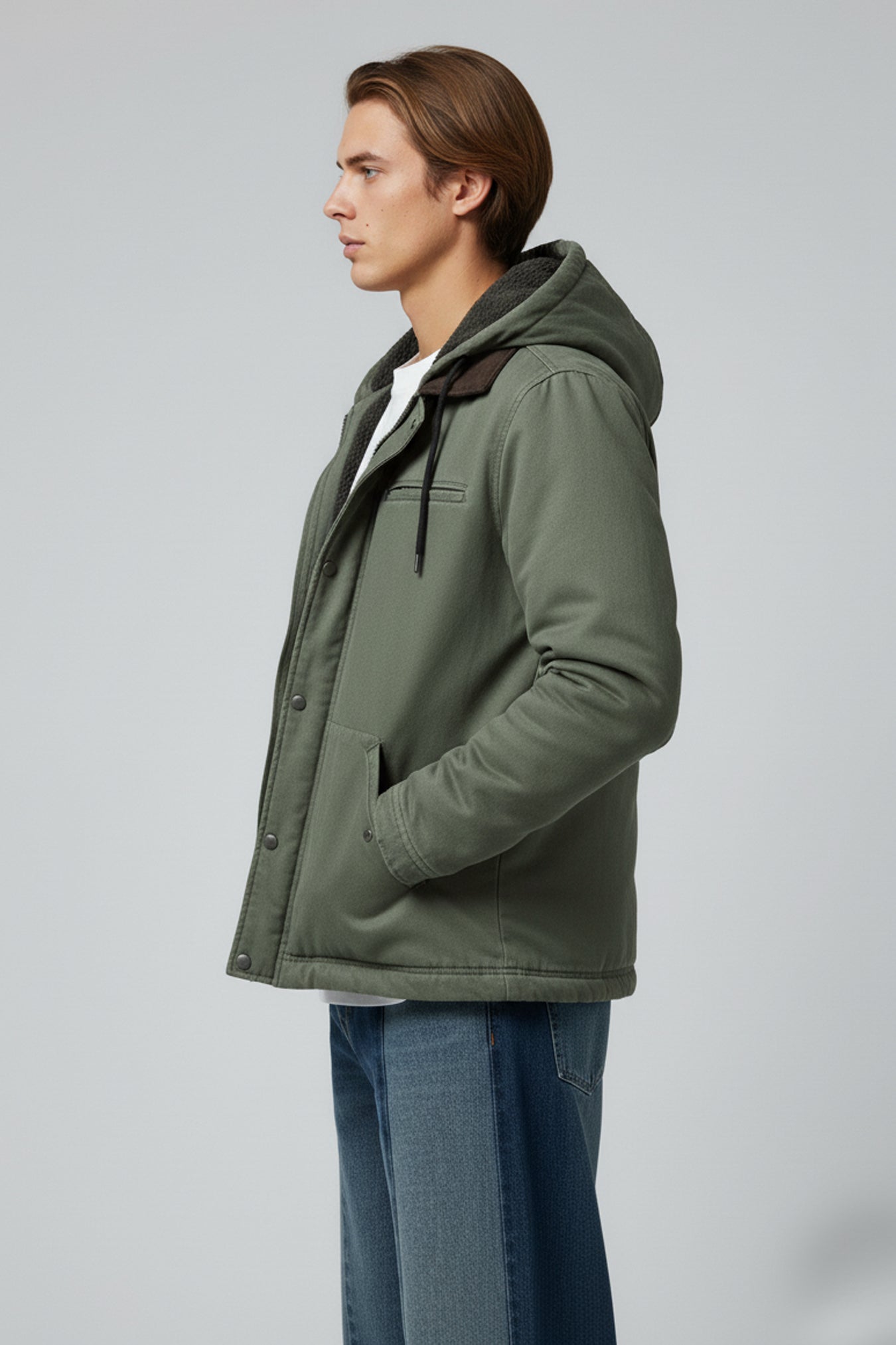 Men’s Hooded Zip Up Jacket