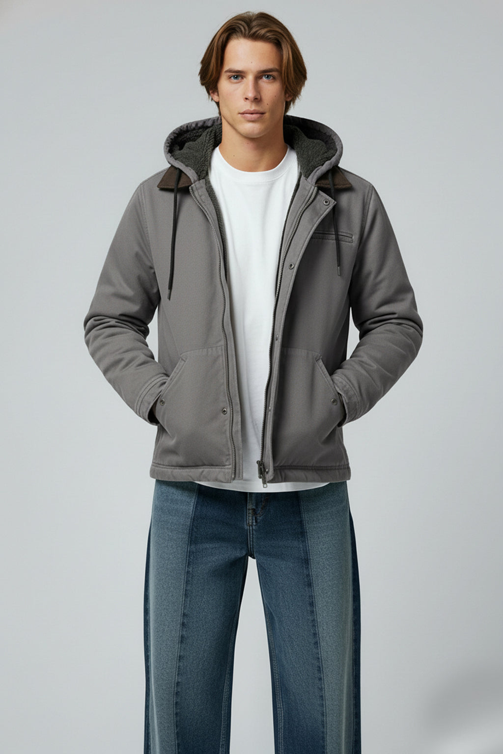 Men’s Hooded Zip Up Jacket