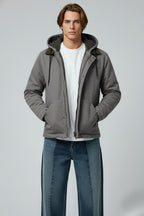 Men’s Hooded Zip Up Jacket