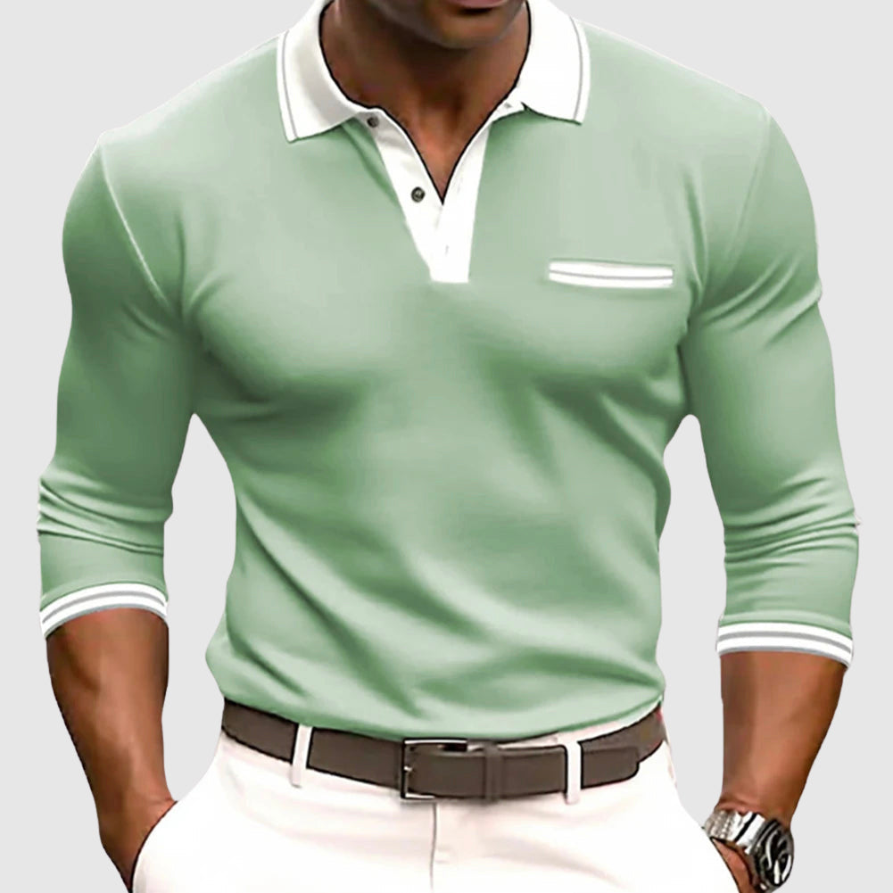 Men’s Long Sleeve Polo Shirt