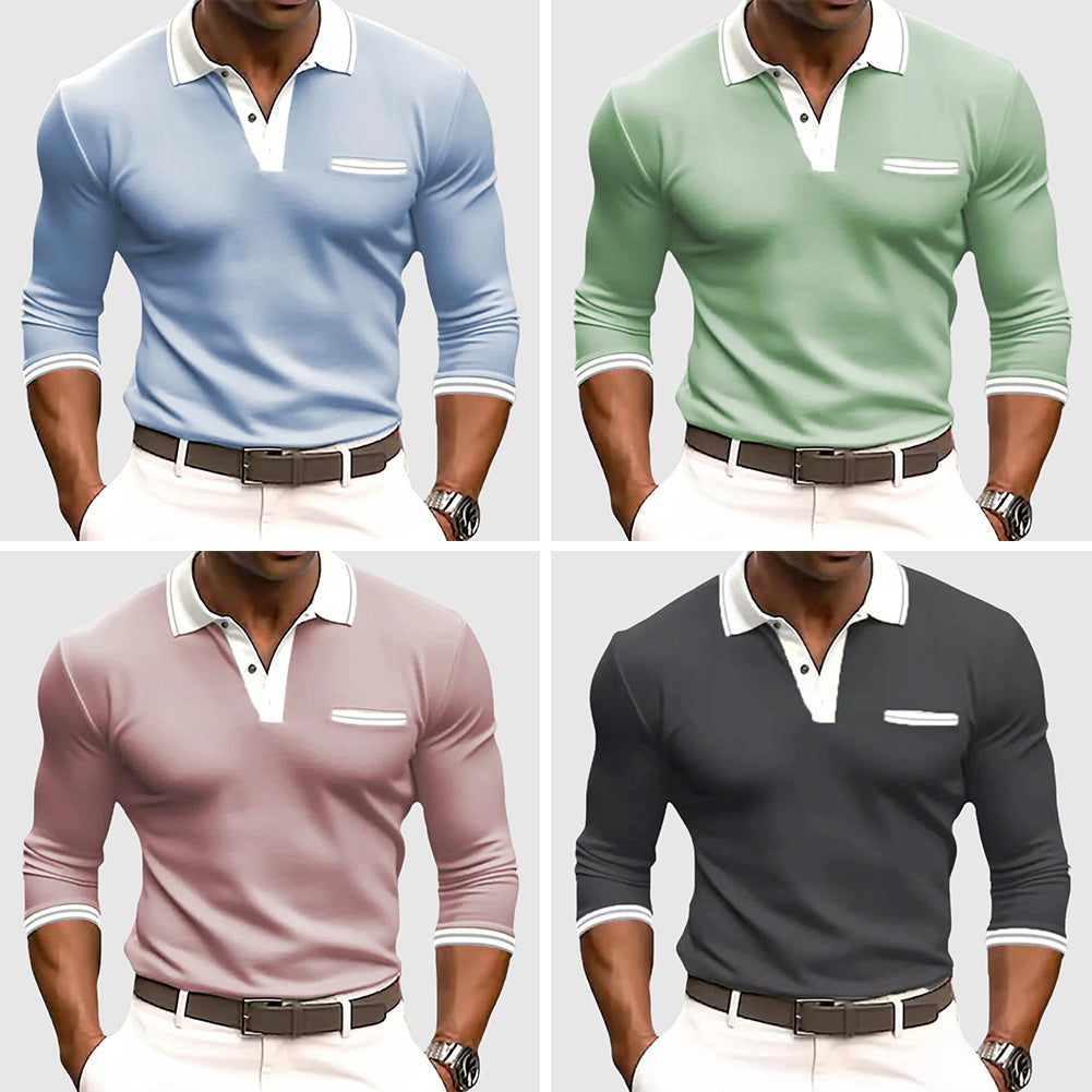 Men’s Long Sleeve Polo Shirt