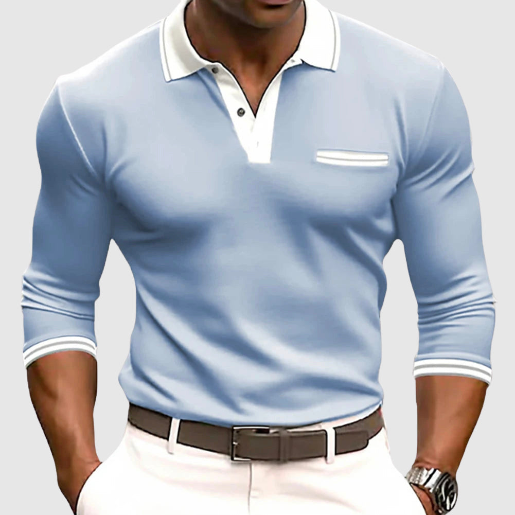 Men’s Long Sleeve Polo Shirt