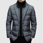 Men’s Long Sleeve Puffer Jacket Zip Up