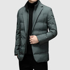 Men’s Long Sleeve Puffer Jacket Zip Up