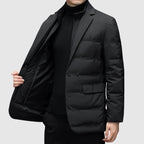 Men’s Long Sleeve Puffer Jacket Zip Up