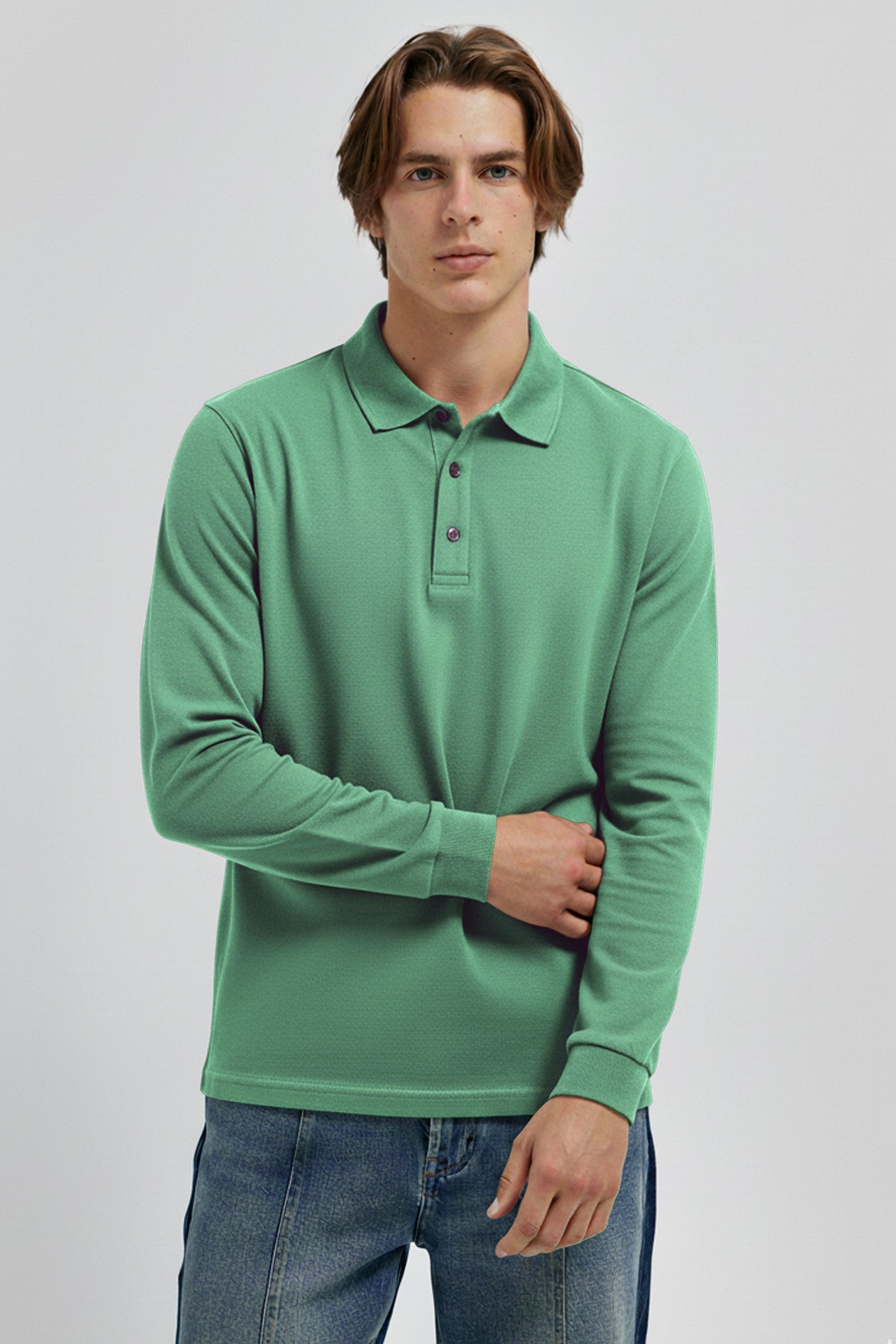 Men’s Polo Shirt Long Sleeve