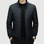 Men’s Quilted Stand Collar Jacket