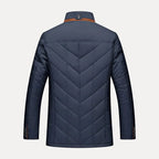 Men’s Quilted Stand Collar Jacket