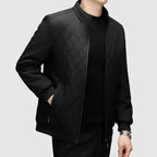 Men’s Quilted Stand Collar Jacket