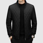 Men’s Quilted Stand Collar Jacket