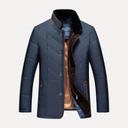 Men’s Quilted Stand Collar Jacket