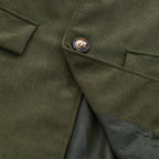 Men’s Stand Collar Short Coat Long Sleeve