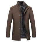Men’s Stand Collar Winter Jacket