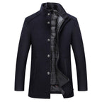 Men’s Stand Collar Winter Jacket