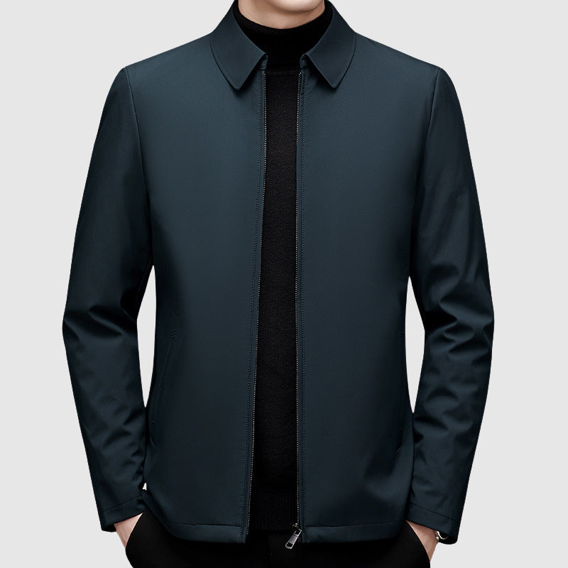 Men’s Stand Collar Zip Up Jacket