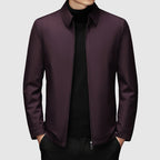 Men’s Stand Collar Zip Up Jacket