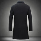 Men’s Winter Button Up Long Coat