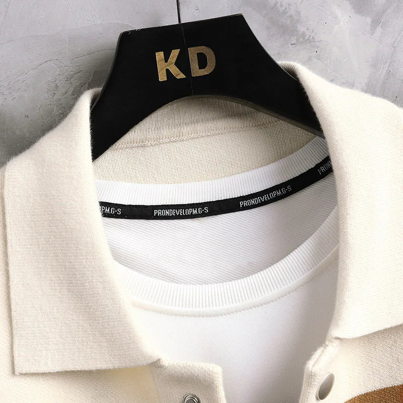 Men’s Winter Colorblock Jacket Long Sleeve