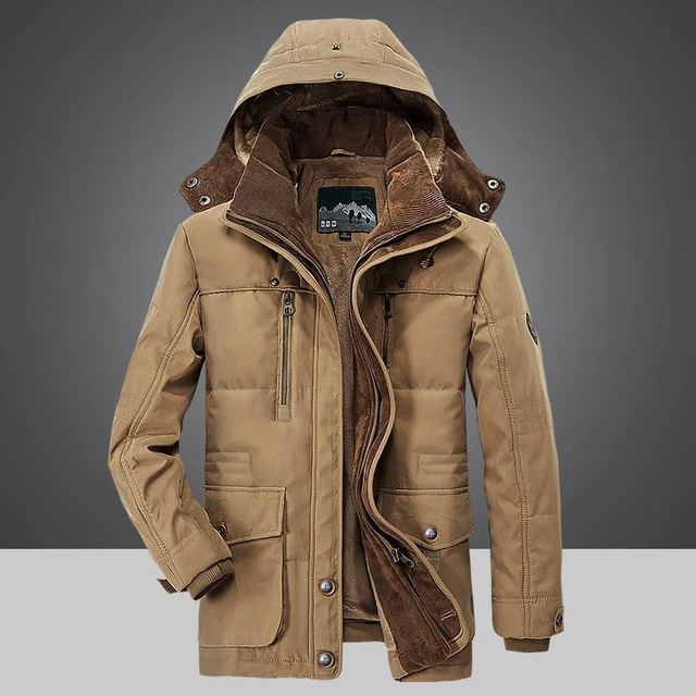 Men’s Winter Hooded Puffer Jacket