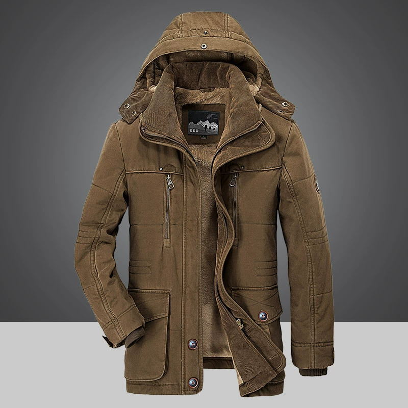 Men’s Winter Hooded Puffer Jacket