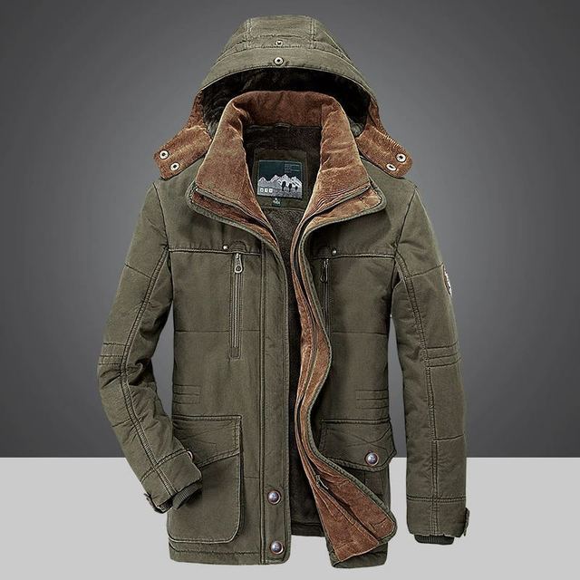 Men’s Winter Hooded Puffer Jacket