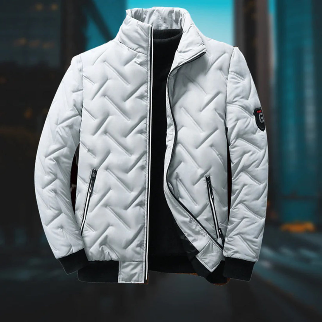 Men’s Winter Puffer Jacket Zip Up