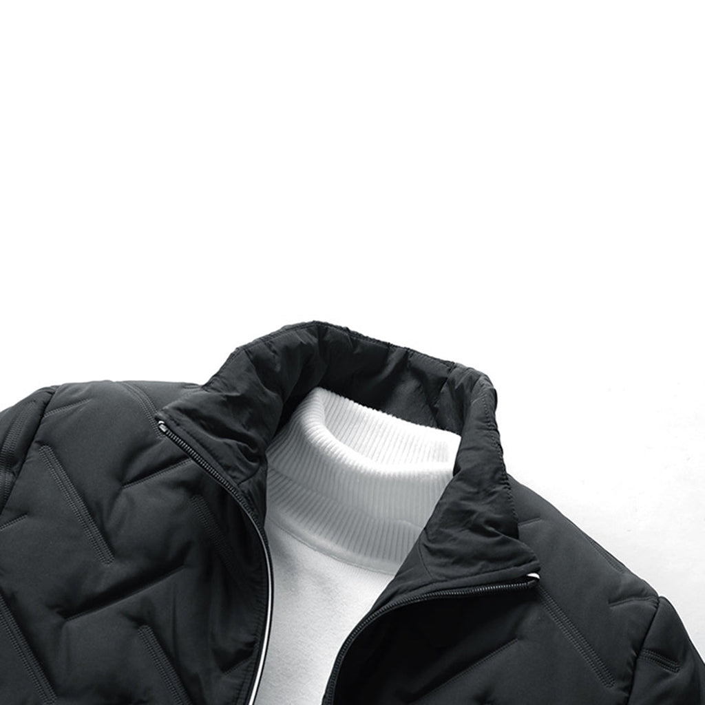 Men’s Winter Puffer Jacket Zip Up
