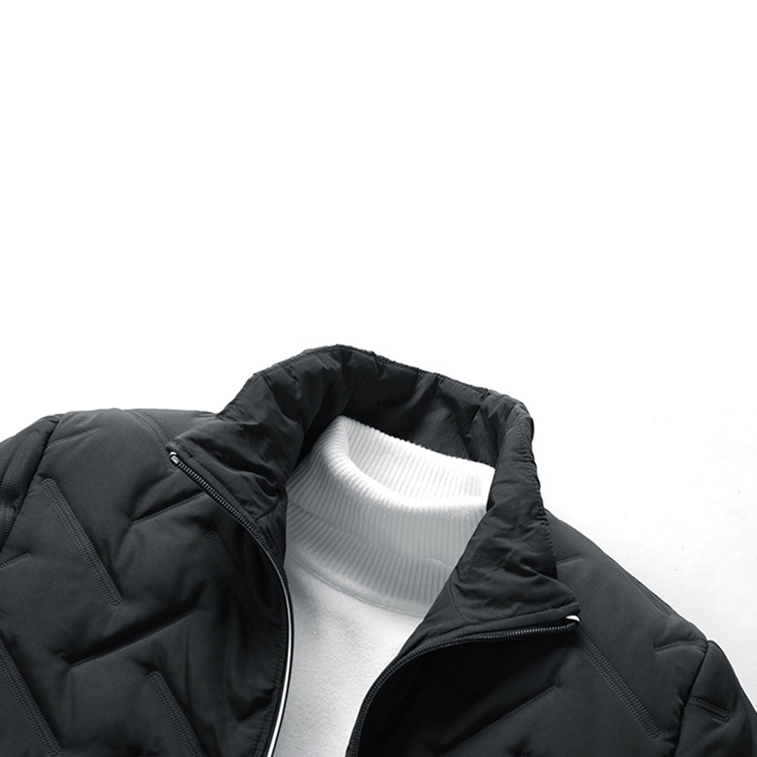 Men’s Winter Puffer Jacket Zip Up