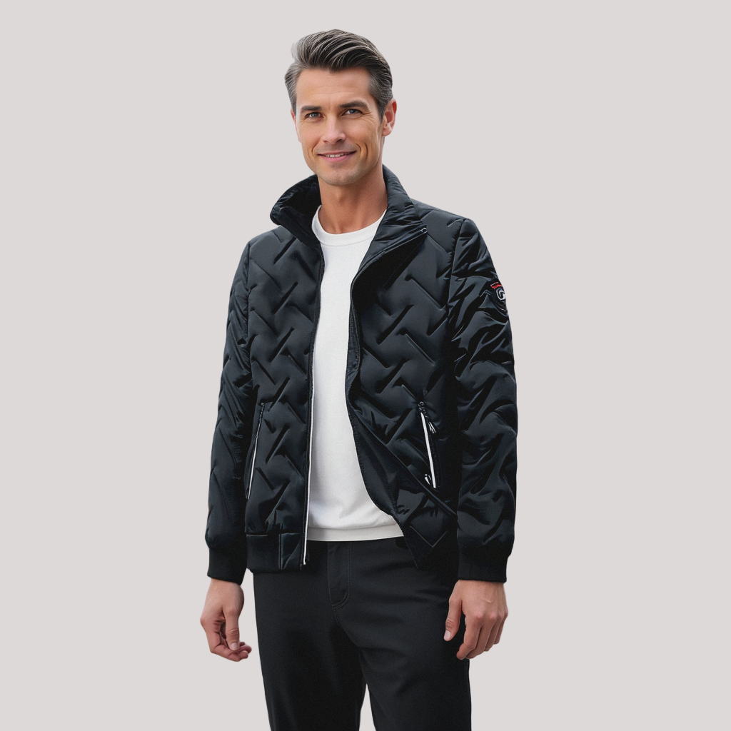 Men’s Winter Puffer Jacket Zip Up