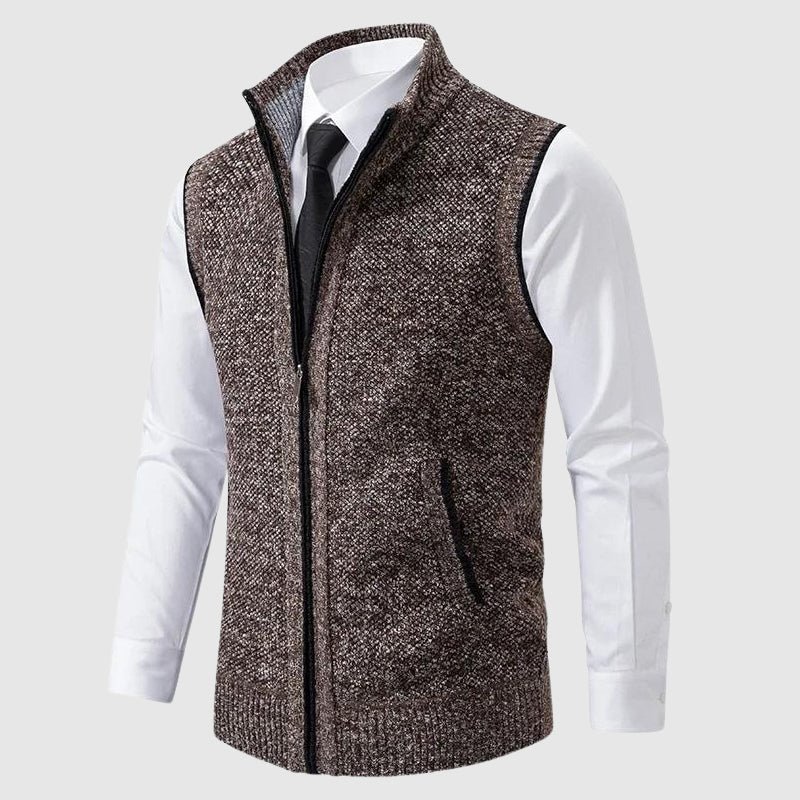 Men’s Zip Up Sweater Vest