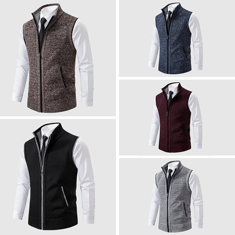 Men’s Zip Up Sweater Vest
