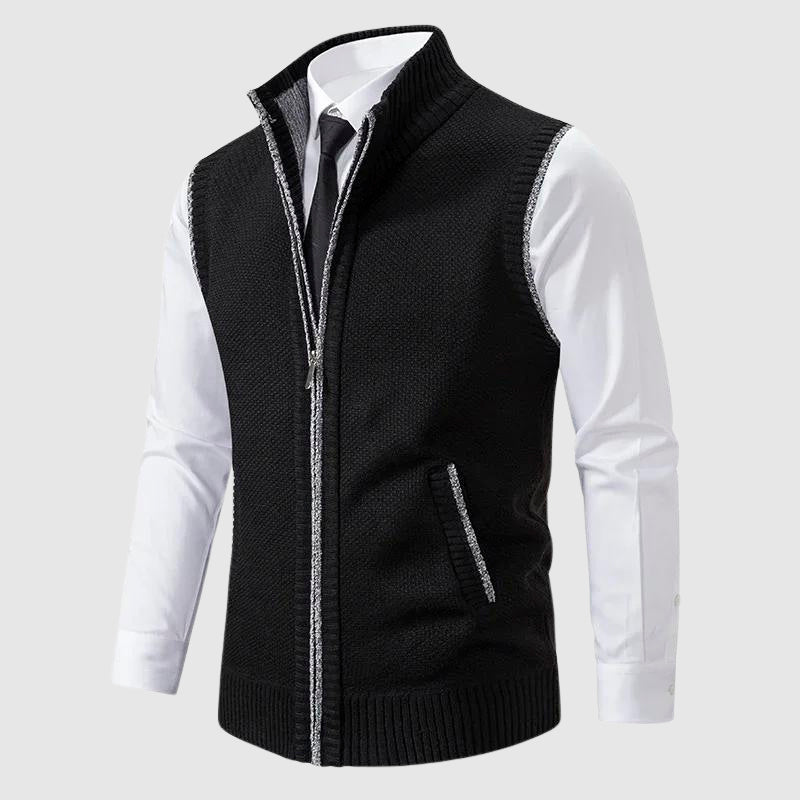 Men’s Zip Up Sweater Vest