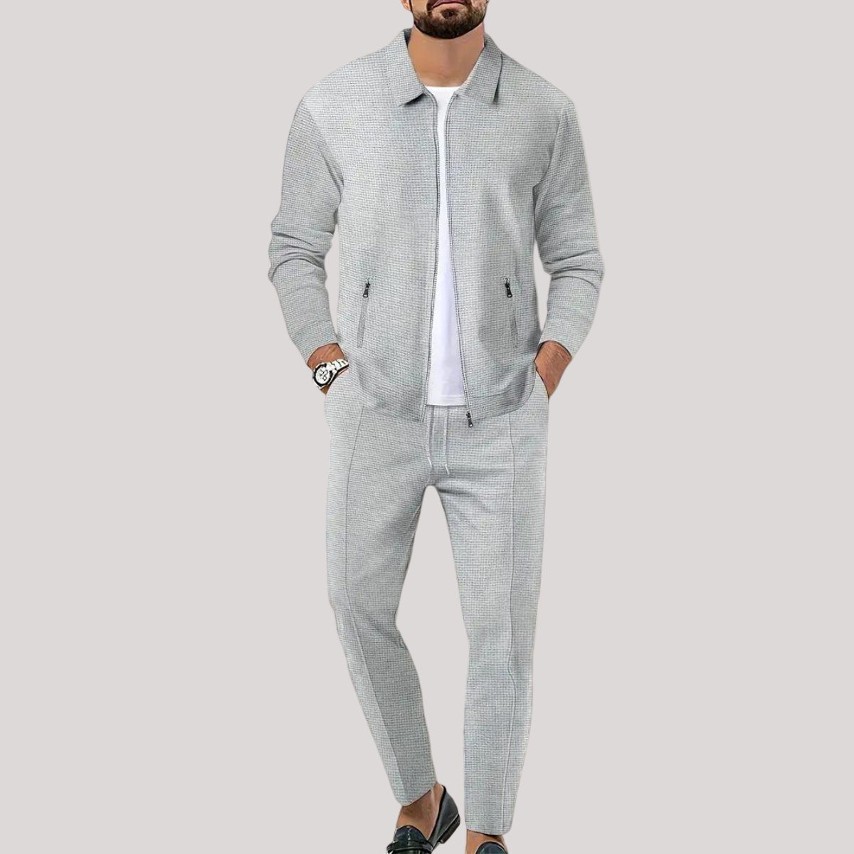 Men’s Zip Up Two Piece Tracksuit