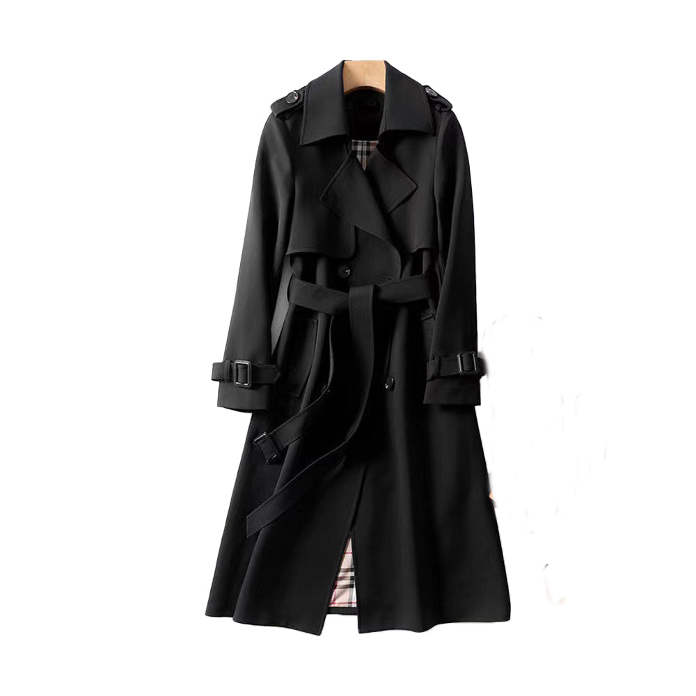 Women’s Belted Double Breasted Trench Coat