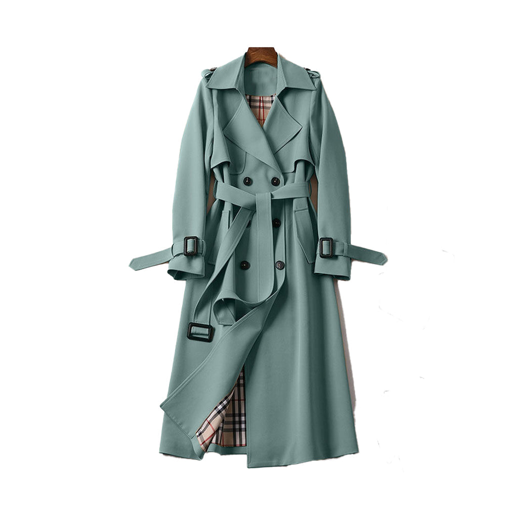 Women’s Belted Double Breasted Trench Coat