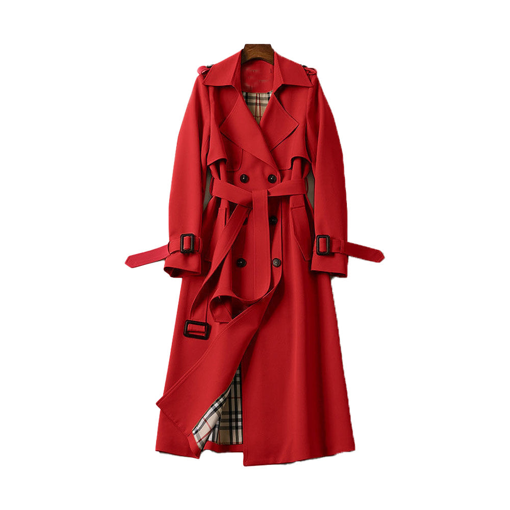 Women’s Belted Double Breasted Trench Coat