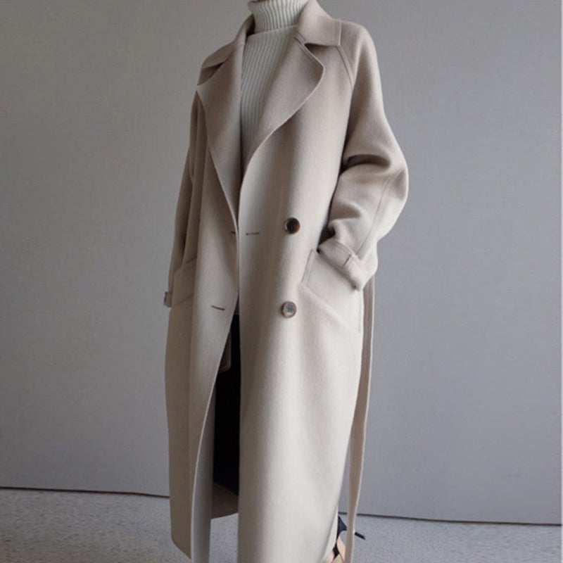 Women’s Belted Trench Coat Long Sleeve